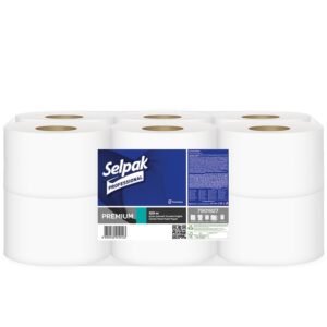 Tualetinis popierius SELPAK, PRO Premium Center feed, 2 sluoksniai, 545 lapeliai, 120 m