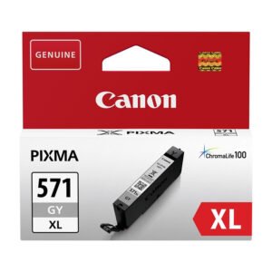 Rašalo kasetė CANON CLI-571Gy XL (10.8 ml.), pilka sp.