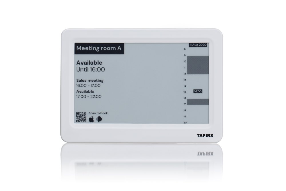 Susitikimų kambario užimtumo ekranas Tapirx - 7.5 + wifi