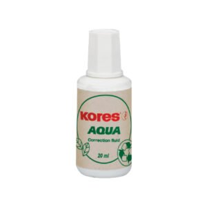 Korekcinis skystis KORES AQUA, 20 ml, su teptuku
