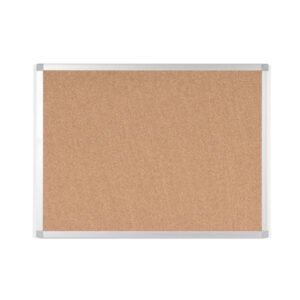 Kamštinė lenta BI-OFFICE AYDA 60×45, aliuminio rėmas