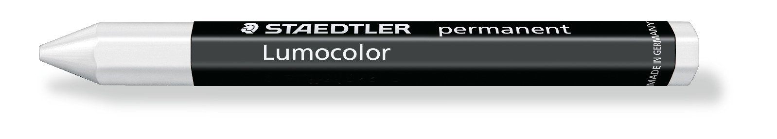 Sausas permanentinis žymeklis STAEDTLER LUMOCOLOR, BALTA