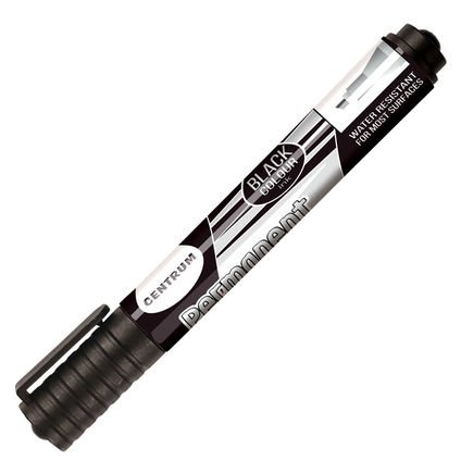 Permanentinis žymeklis "Centrum" 1-5 mm juodas