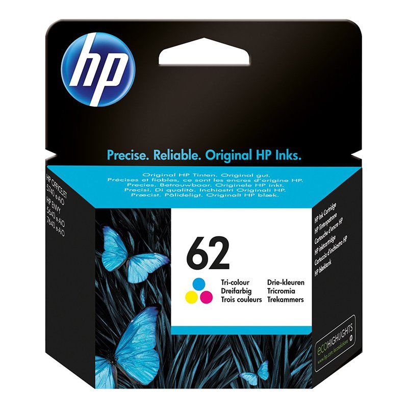 Rašalo kasetė HP Nr.62 C2P06AE (165 psl.) 3 spalvos