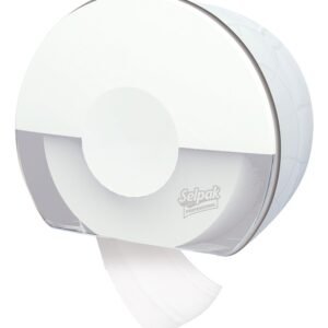 Dozatorius SELPAK Professional Touch Jumbo, tualetiniui popieriui, baltas, vnt