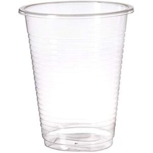Vienkartinės stiklinės, 200 ml, 100 vnt., permatomos