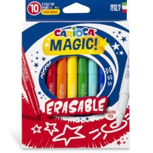 Flomasteriai CARIOCA MAGIC, 9 vnt. + 1 magiškas žymeklis