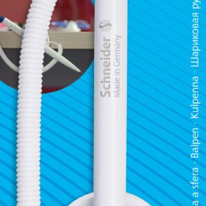Tušinukas su stoveliu SCHNEIDER KLICK-FIX-PEN, 1,0 mm, mėlyna