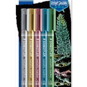 Žymeklis STAEDTLER Metallic, 5 vnt., įvairių sp.