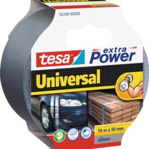 Audinio juosta TESA Extra Power Universal, 50mm x 10m, pilka