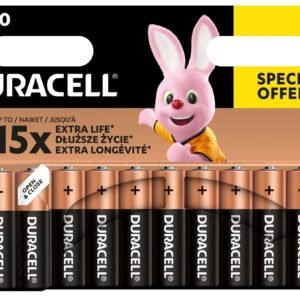 Baterijos DURACELL AA, 10 vnt