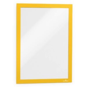 Rėmelis dokumentams DURABLE DURAFRAME, A4, (pak. -2 vnt.), geltonas