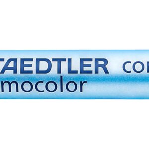 Sauso valymo koreguojamasis žymeklis STAEDTLER Lumocolor F, 0,6 mm brėžis, žalia sp.