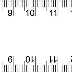 Liniuotė YES 20 cm transparent