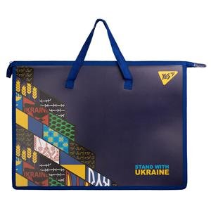 Dėklas dokumentams YES A3 "Stand with Ukraine" , su rankena