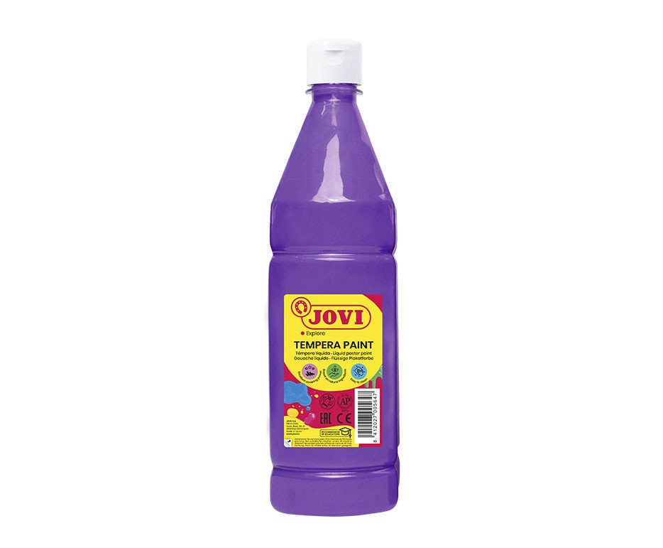 Tempera buteliuke JOVI 1000 ml, violetinė sp.
