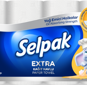 Popieriniai rankšluosčiai SELPAK Extra Calorie ABS, 75 lakštai, 3 sluoksniai, 8 vnt.