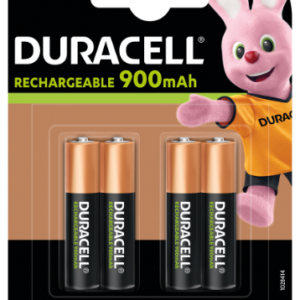 Įkraunamos baterijos DURACELL AAA 900 mAh, 4 vnt