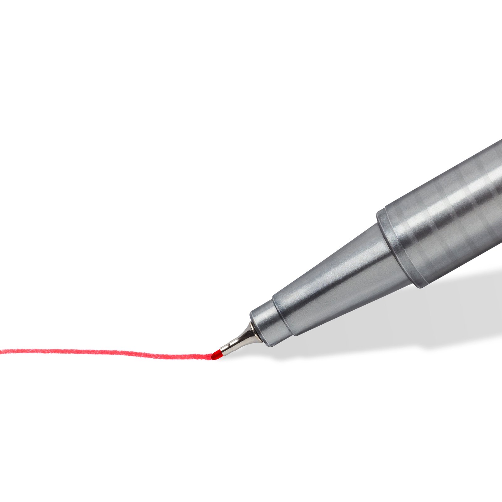 Vienkartinis rašiklis STAEDTLER TRIPLUS FINELINER 334, 0,3 mm, raudona