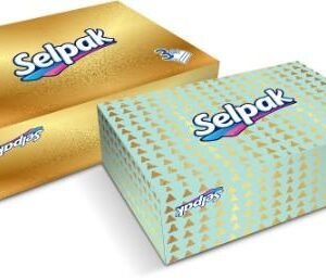 Vienkartinės nosinaitės SELPAK Mini, 3 sluoksnių, dėžutė, 70 vnt