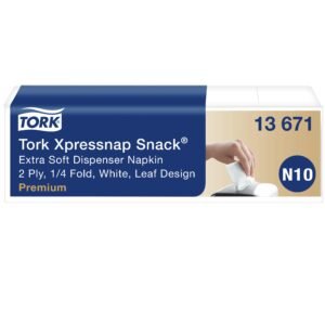 Servetėlės TORK XPRESSNAP SNACK (13671), 21,6 x 21,6 cm