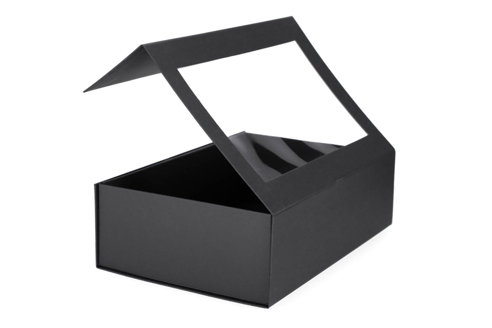 Magnetinė dėžė su langeliu 330 x 220 x 100 mm, juodos  spalvos