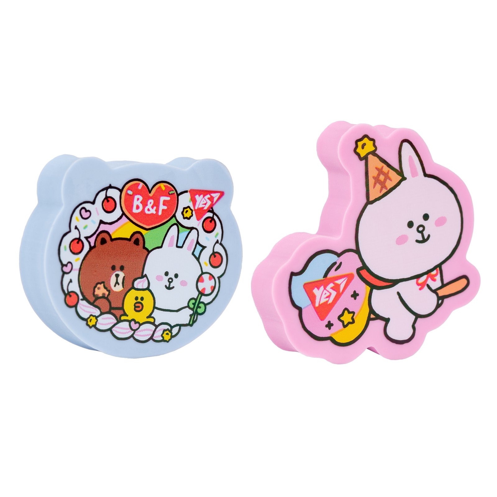 Trintukas YES Line Friends, 2 spalvos/ pak.