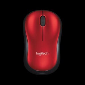 Belaidė optinė LOGITECH M185, raudona sp.