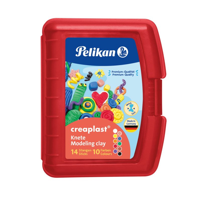 Plastilinas 10sp 240g raudonoje dėžutėje