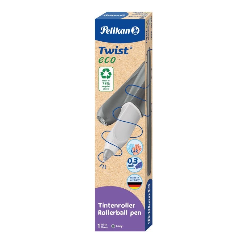 Rašiklis TWIST ECO R pilkas