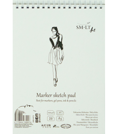 Markeriams skirtas bloknotas Authentic